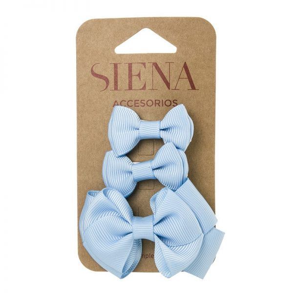 Pack de 3 Pinzas Azul Cielo
