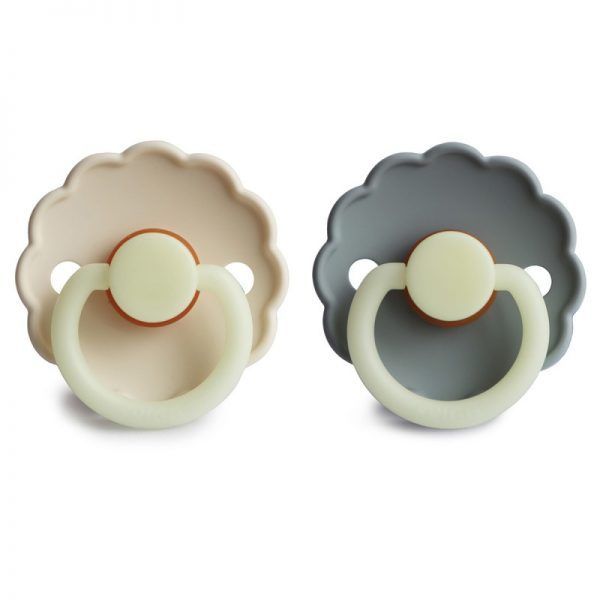 Pack 2 Chupetes NOCHE Daisy Cream/French +0