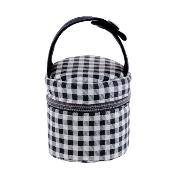 Portachupete Cambrass Vichy en color negro
