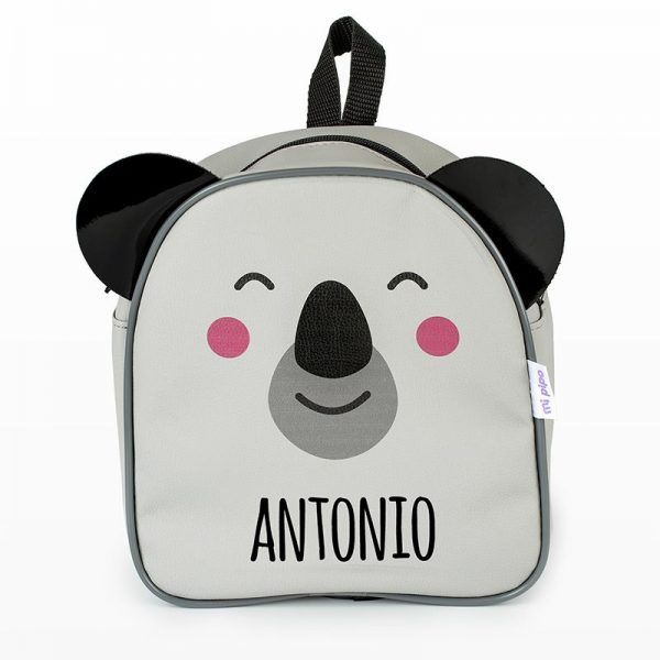 Mochila Zoo Koala Gris personalizada