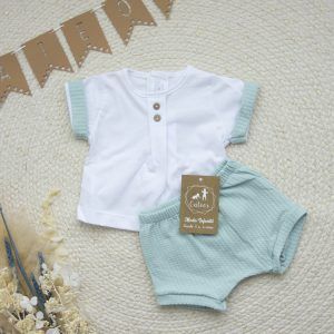 Conjunto Bebé Rodas Mint Niño