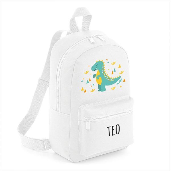 Mochila Dinosaurio personalizada