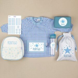 Pack Mi Guarde Estrellas Azul personalizado