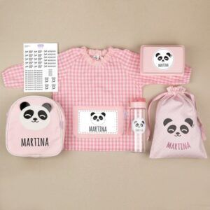 Pack Mi Guarde Panda Rosa personalizado