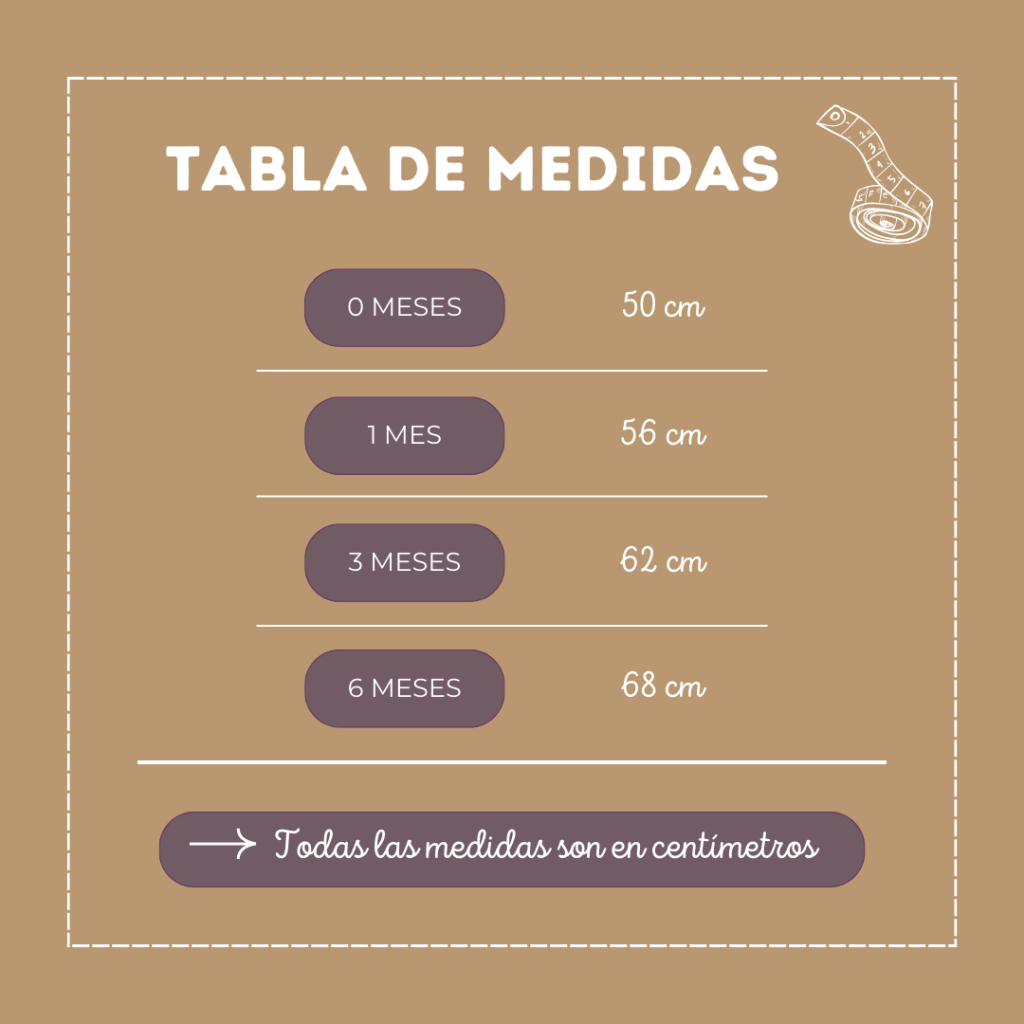 tallaje conjuntos polaina