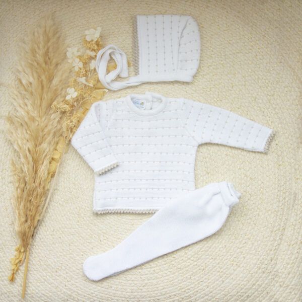 Conjunto 3 Piezas Bodoques Circe Blanco