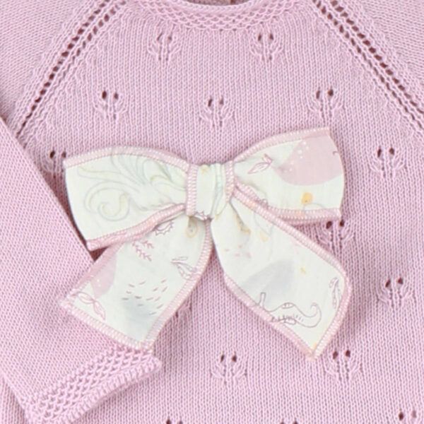 Conjunto 3 Piezas Algodón Vaiana Rosa Palo - Imagen 2