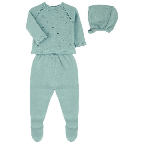 Conjunto 3 Piezas Algodón Vaiana Verde