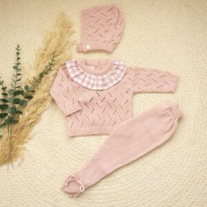 Conjunto 3 Piezas Rosa Palo Atenea