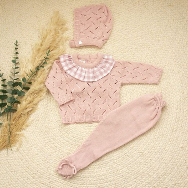 Conjunto 3 Piezas Rosa Palo Atenea