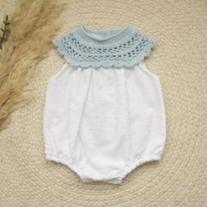 Pelele Plumeti Juno Celeste Dulce de Fresa