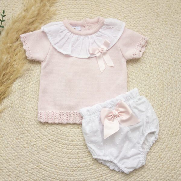 Conjunto Cubrepañal Plumeti Gaia Rosa