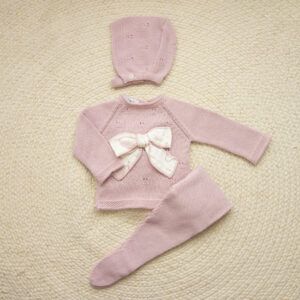 Conjunto 3 Piezas Algodón Vaiana Rosa Palo