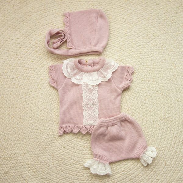 Conjunto Corto Venus Rosa Palo