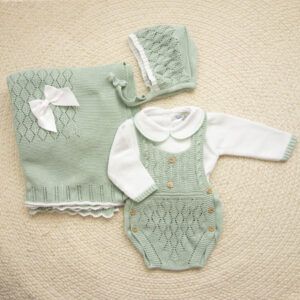 Conjunto Peto y Jersey Reja Verde Seco