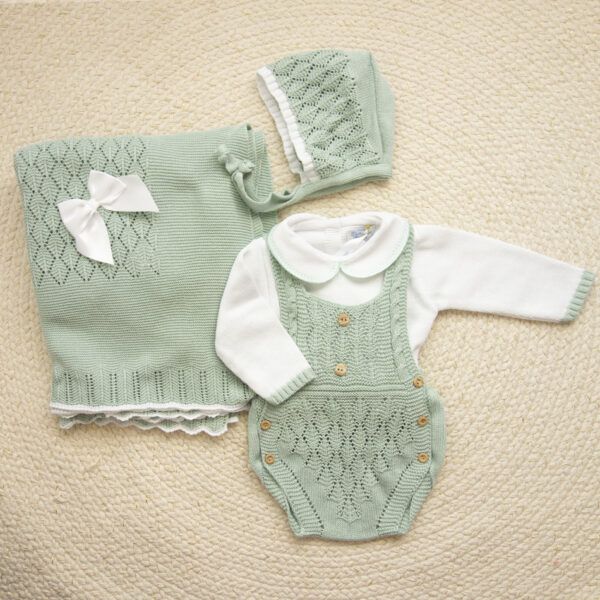 Conjunto Peto y Jersey Reja Verde Seco