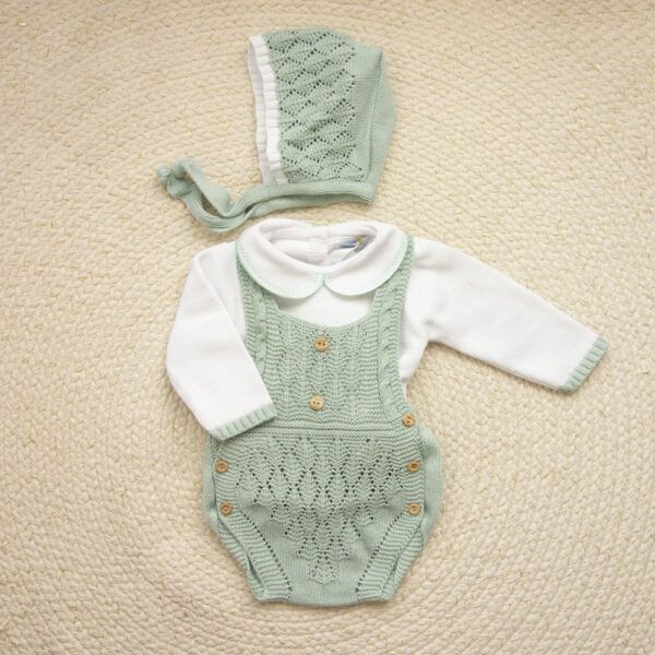 Conjunto Peto y Jersey Reja Verde Seco - Imagen 2