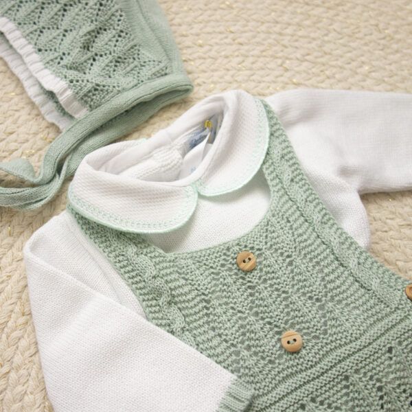 Conjunto Peto y Jersey Reja Verde Seco - Imagen 3