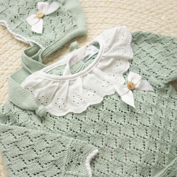 Conjunto Polaina Reja Verde Seco - Imagen 2