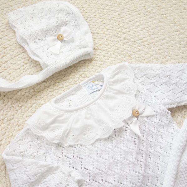 Conjunto Polaina Reja Blanco - Imagen 2