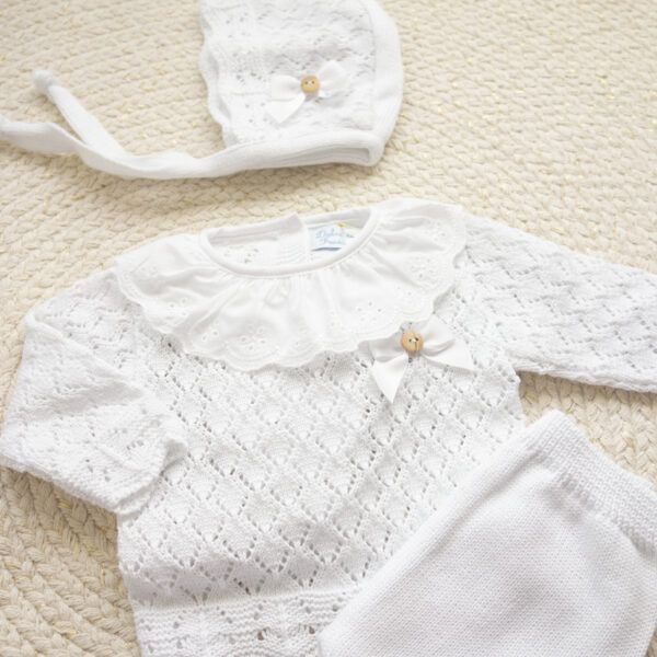 Conjunto Polaina Reja Blanco - Imagen 3