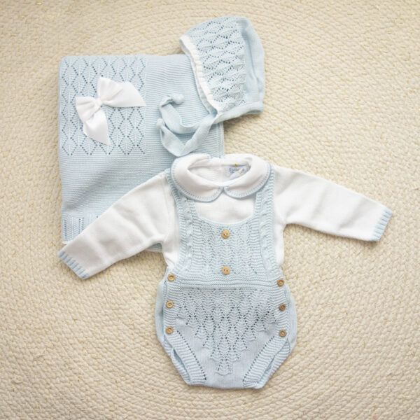 Conjunto Peto y Jersey Reja Celeste