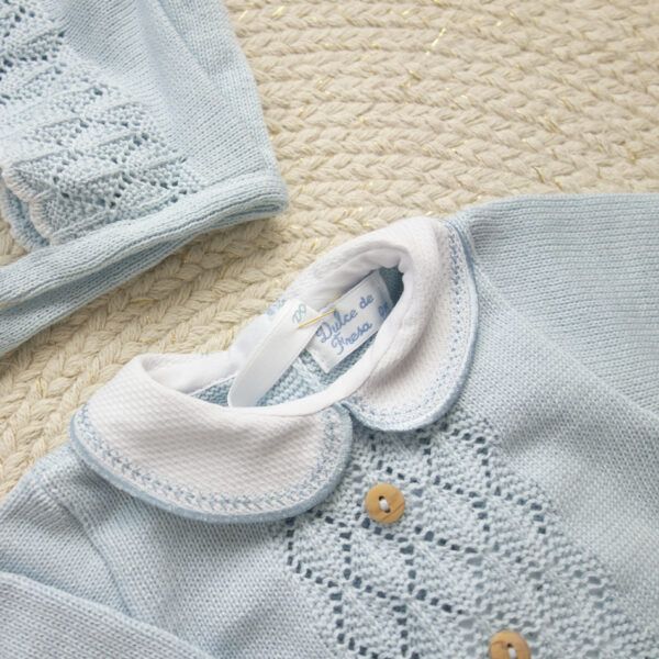 Conjunto Polaina Reja Celeste - Imagen 3