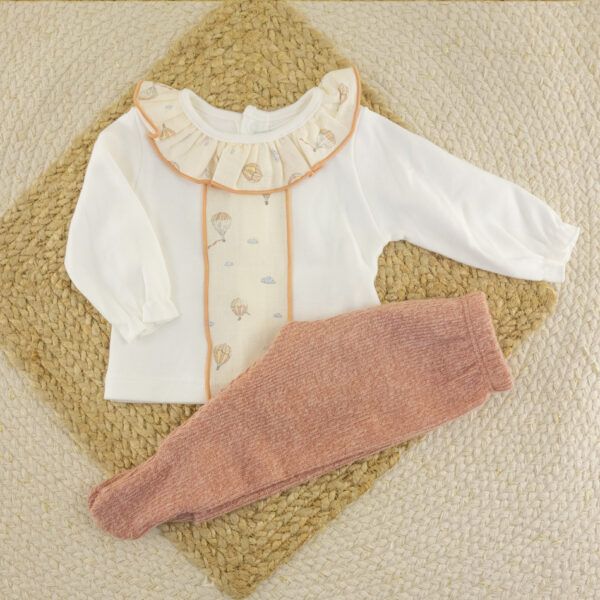 Conjunto Polaina Anemoi Rosa Calamaro