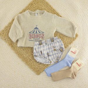 Conjunto Pololo Azul Mistral Calamaro