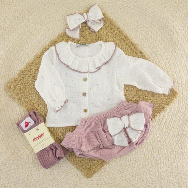 Conjunto Pololo Céfiro Nude Calamaro