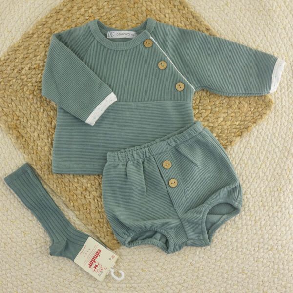 Conjunto Pololo Céfiro Verde Calamaro