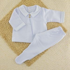 Conjunto Polaina Lebeche Celeste Calamaro