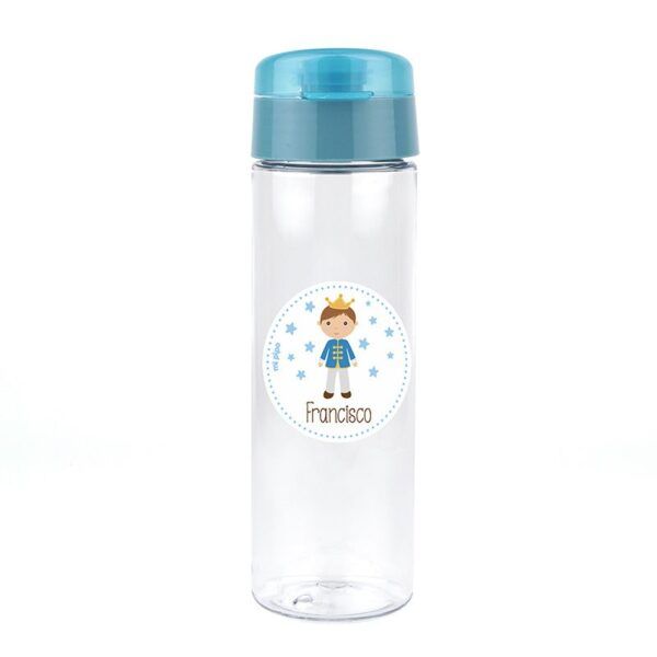 Pack Botella + Cajita Porta Alimentos Príncipe Azul personalizada - Imagen 2