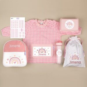 Pack Mi Guarde Arcoíris Rosa personalizado