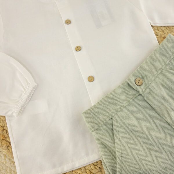Conjunto Niño Pantalón Bise Calamaro - Imagen 2