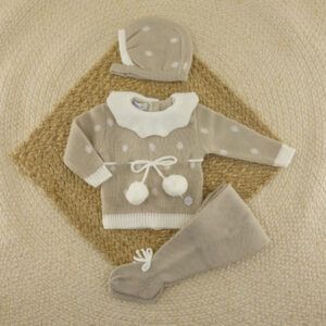 Conjunto 3 Piezas Lana Luna Piedra
