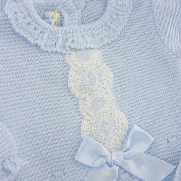 Conjunto 3 Piezas Lana Helen Celeste - Imagen 2