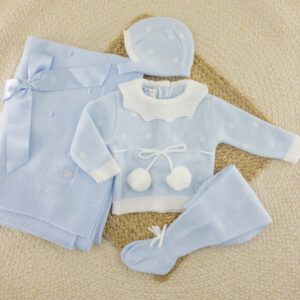 Conjunto 3 Piezas Lana Luna Celeste