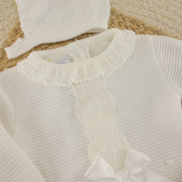 Conjunto 3 Piezas Lana Helen Crudo - Imagen 2