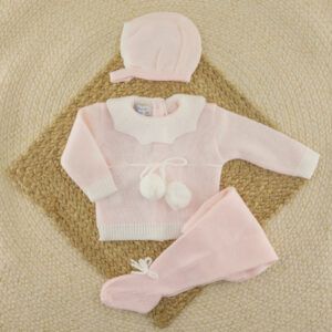 Conjunto 3 Piezas Lana Luna Rosa