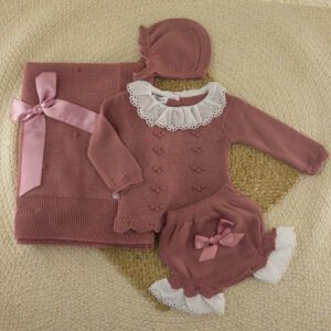 Conjunto Corto Lana Aramis Cereza