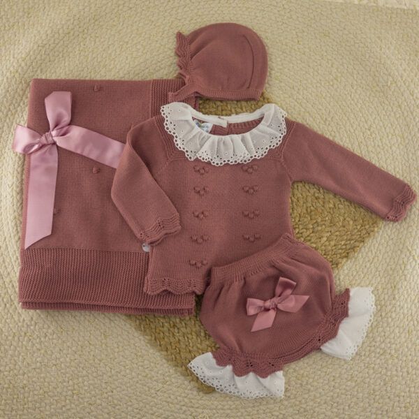 Conjunto Corto Lana Aramis Cereza