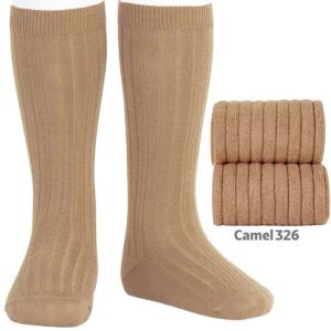 Calcetines Altos Canalé Camel Cóndor