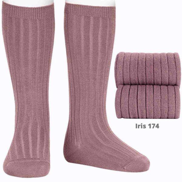 Calcetines Altos Canalé Iris Cóndor