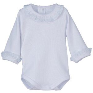 Body Puntilla Abierto Celeste Calamaro