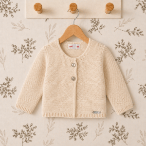 Chaqueta bebé gris claro Cóndor suave y versátil. Compra online ahora