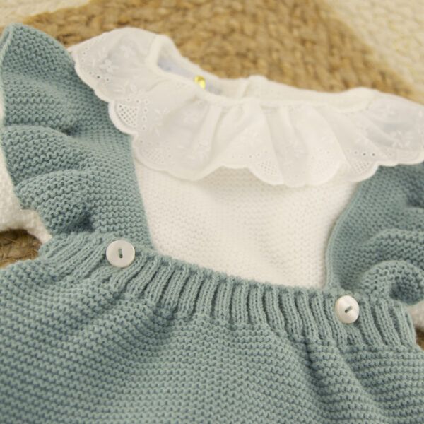 Conjunto Tirantes Melisa Verde Azulado Dulce de Fresa - Imagen 2