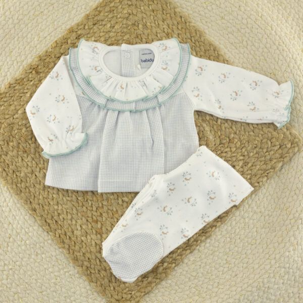 Conjunto Polaina Bebe Niña Pradera Babidu