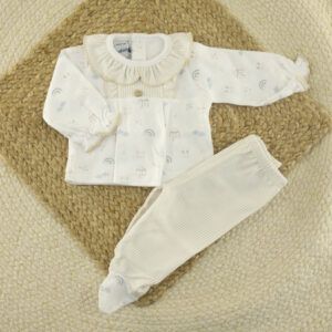 Conjunto Polaina Bebe Niña Cielo Babidu