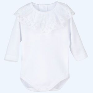 Body Manga Larga Puntul Blanco